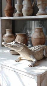 Crocodile Ceramic Art