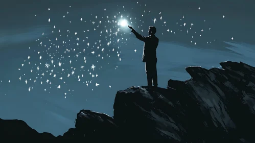 Reaching for the Stars Illustration
