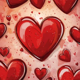Hearts Pattern Background