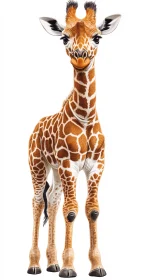 Graceful Young Giraffe Image