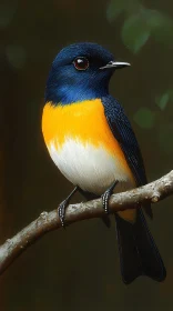 Vibrant Bird in Natural Habitat