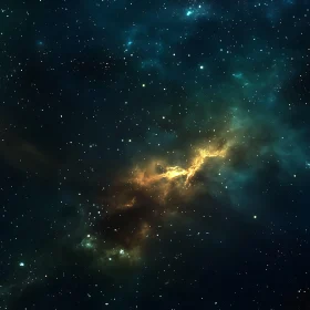 Golden Light Through the Cosmos