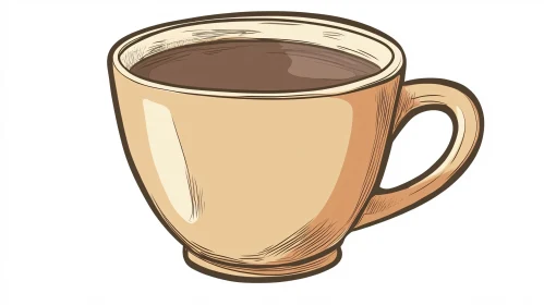 Sketch of Coffee Cup