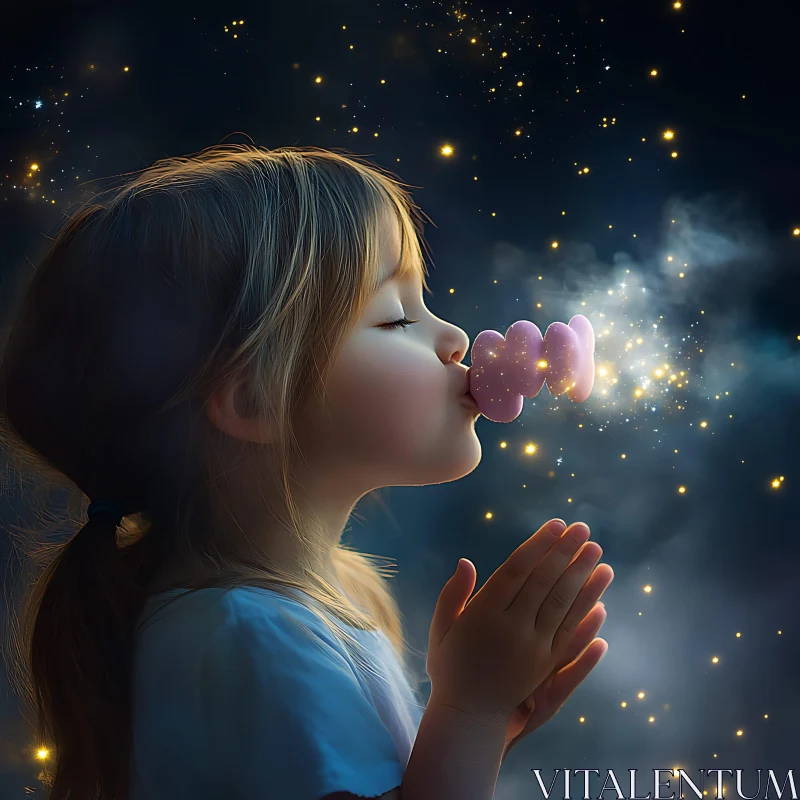 AI ART Star Kiss