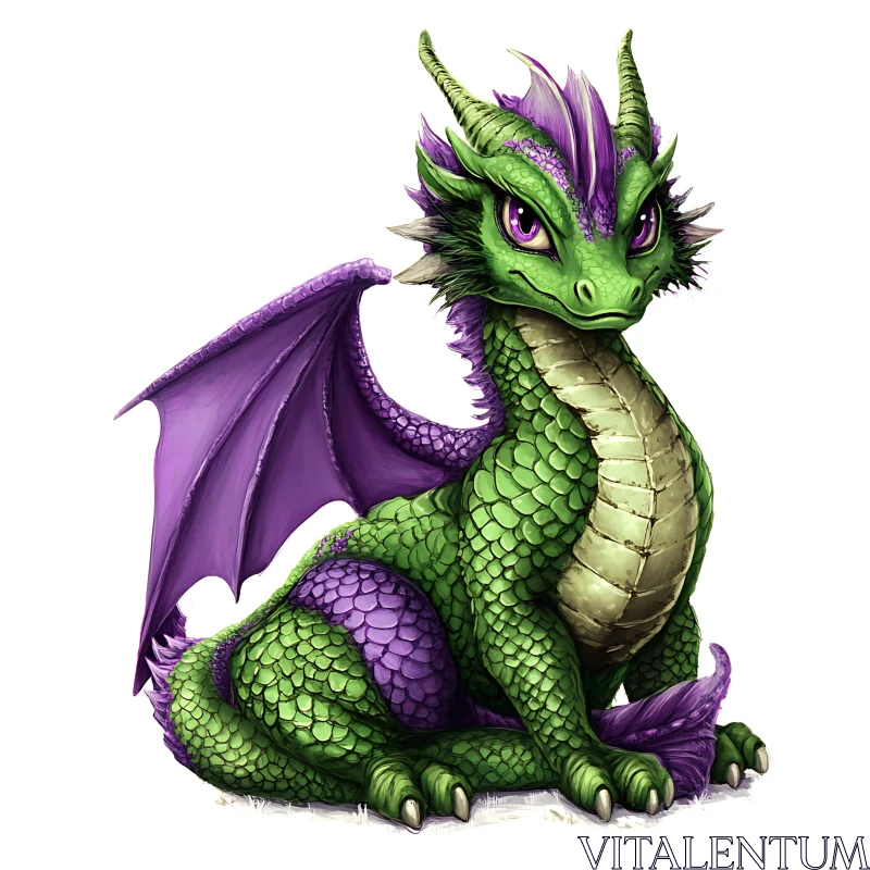 AI ART Whimsical Dragon Art for Children