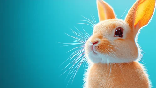 Charming Fluffy Rabbit in Focus