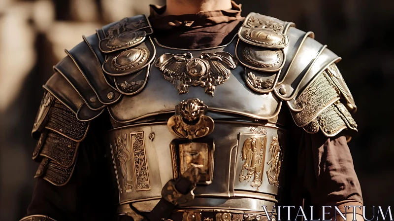 Ancient Roman Armor Intricate Details AI Image