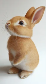 Curious Ginger Rabbit