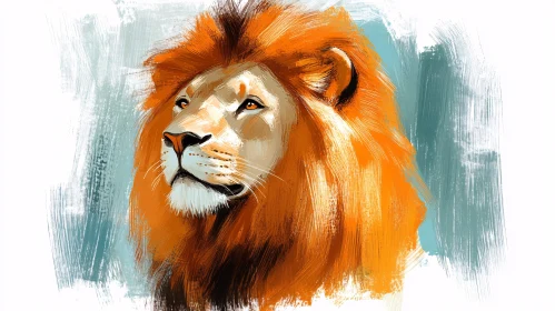 Regal Lion Illustration