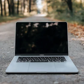 Laptop in Natural Setting