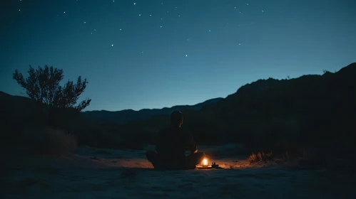 Starlit Meditation in the Wilderness