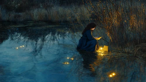 Serene Pond Reader