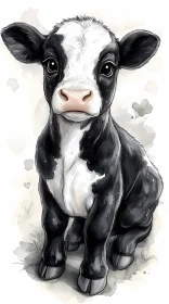 Illustrated Calf Image
