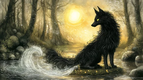 Wolf by the Golden Stream