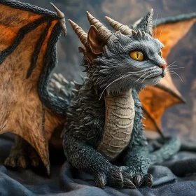 Dragon Cat Fantasy Creature