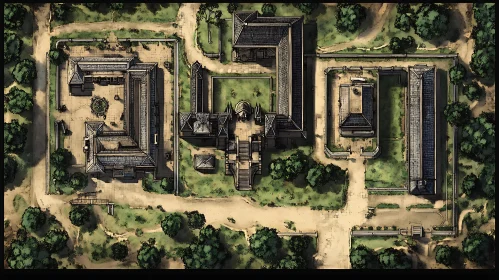 Architectural Cityscape: A Detailed Map Overview
