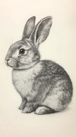 Intricate Rabbit Drawing