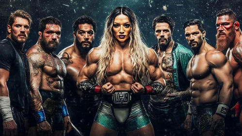 Elite Fighters: A Display of Strength