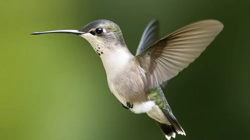 Delicate Hummingbird Portrait