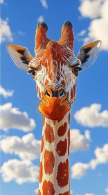 Giraffe and Sky