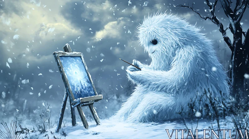 AI ART Winter Art by Yeti