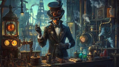 Mechanical Marvel: Steampunk Character