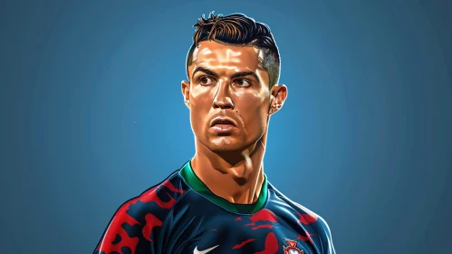 Digital Portrait of Ronaldo