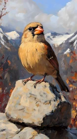 Majestic Bird in Nature’s Embrace