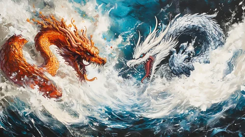 Clash of Dragons Art