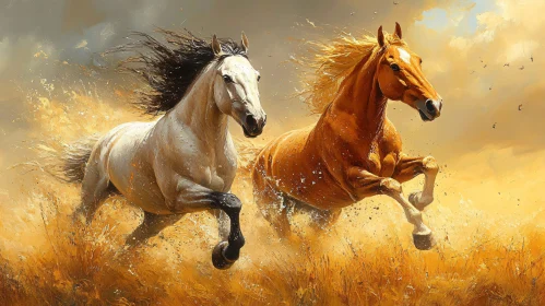 Horses Running Wild