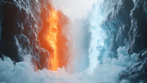Fire and Ice Clash in Nature's Arena