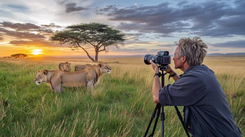 Savanna Lions Captured on Camera