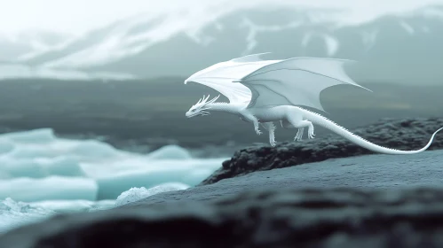 Icy Flight of the White Dragon