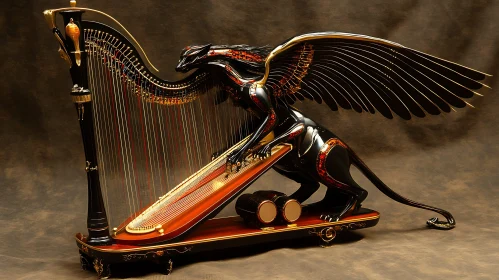 Winged Beast Harp