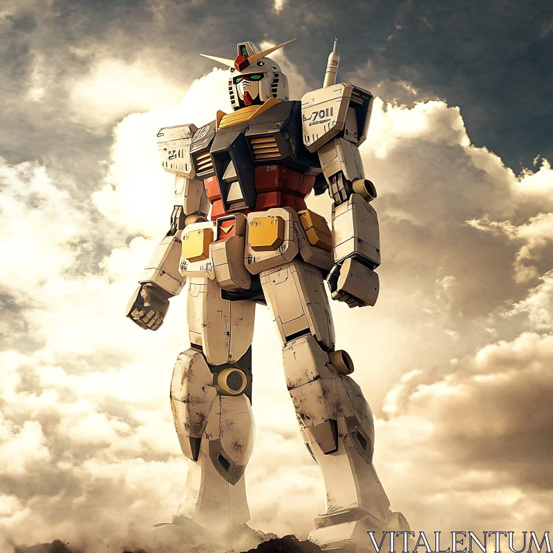 Sky High Mecha Robot AI Image