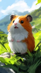 Adorable Hamster in the Wild