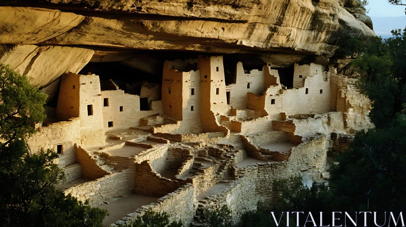 Mesa Verde Cliff Palace Heritage AI Image