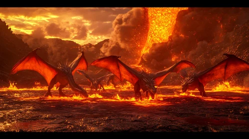 Fiery Dragons in a Molten World