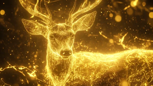 Luminous Deer Portrait