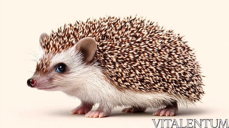 Gentle Wildlife Image of Hedgehog AI Image