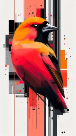 Modern Bird Portrait