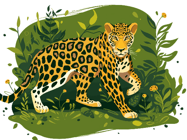 POD Design Leopard in Jungle