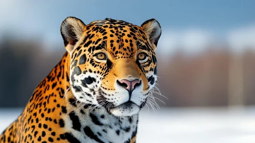 Leopard in Snow
