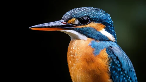 Kingfisher Feather Details