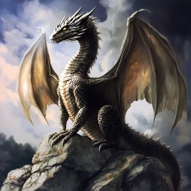 Dragon on a Rock