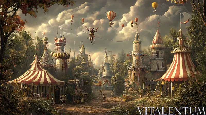 Circus Fantasy AI Image