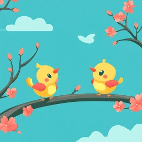 Birds and Blossoms Springtime Serenade