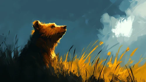 Bear in Twilight Glory