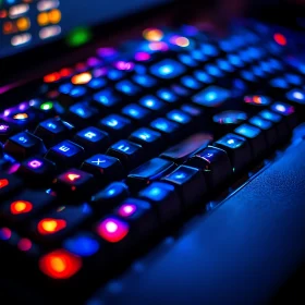 Colorful Gaming Keyboard with LED Lights