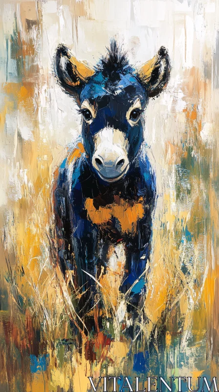 AI ART Expressive Donkey Art